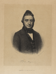31973 Portret van F.A.W. Miquel, geboren 1811, hoogleraar in de wis- en natuurkunde aan de Utrechtse hogeschool ...
